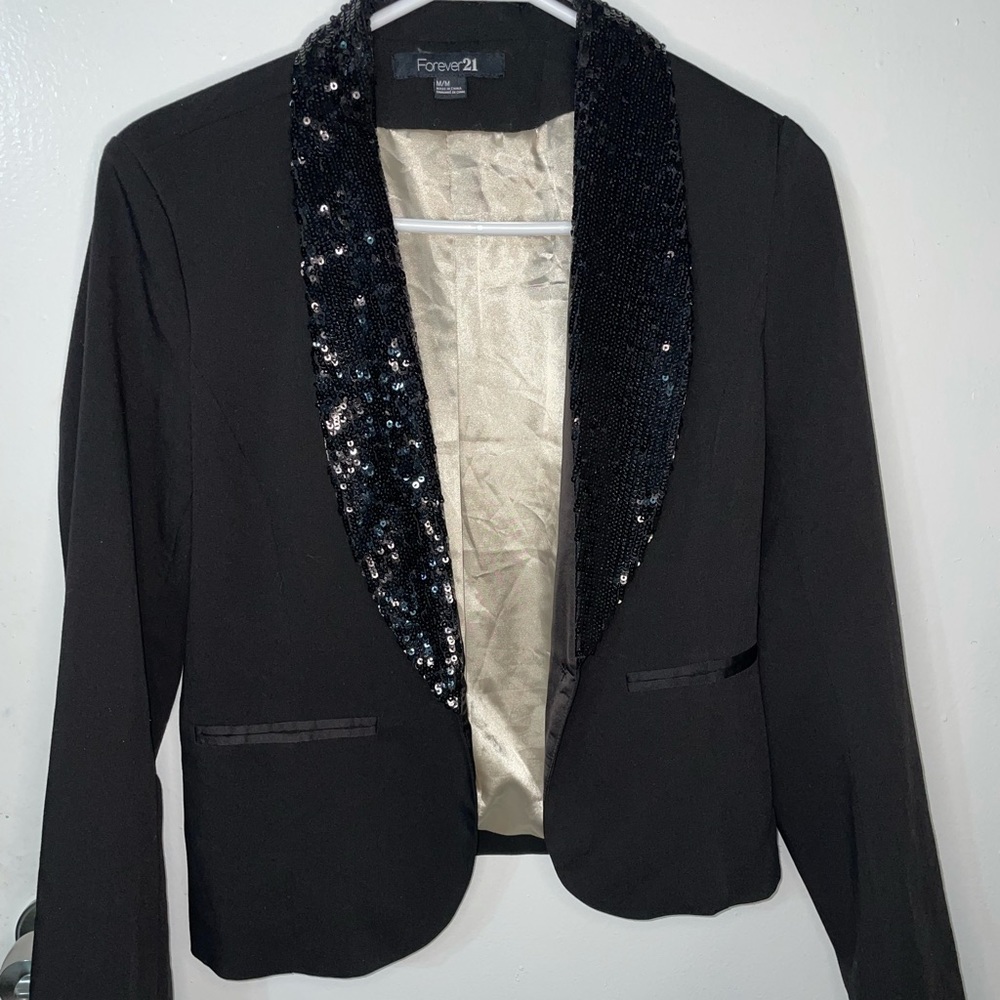 Sequin blazer